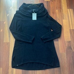 Women's Black Cowl Neck Sweater